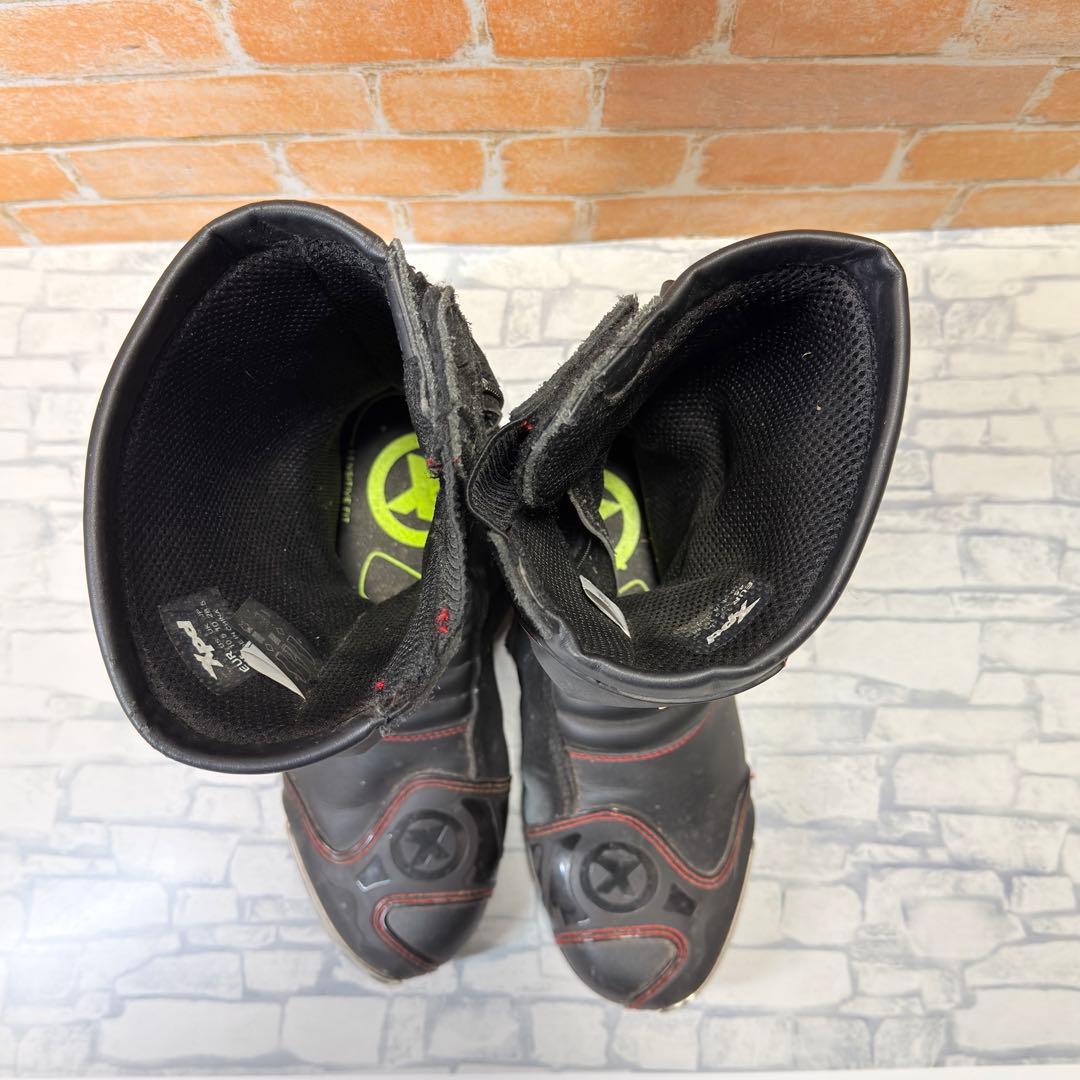 XPD XP3-S レーシングブーツ 靴 45 約28.5-29cm 赤 黒