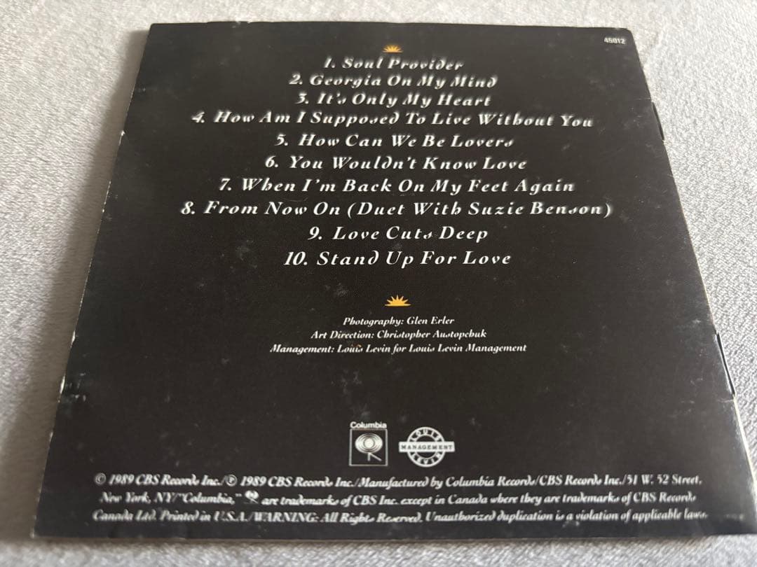 レア　マイケルボルトン直筆サインcd michael bolton