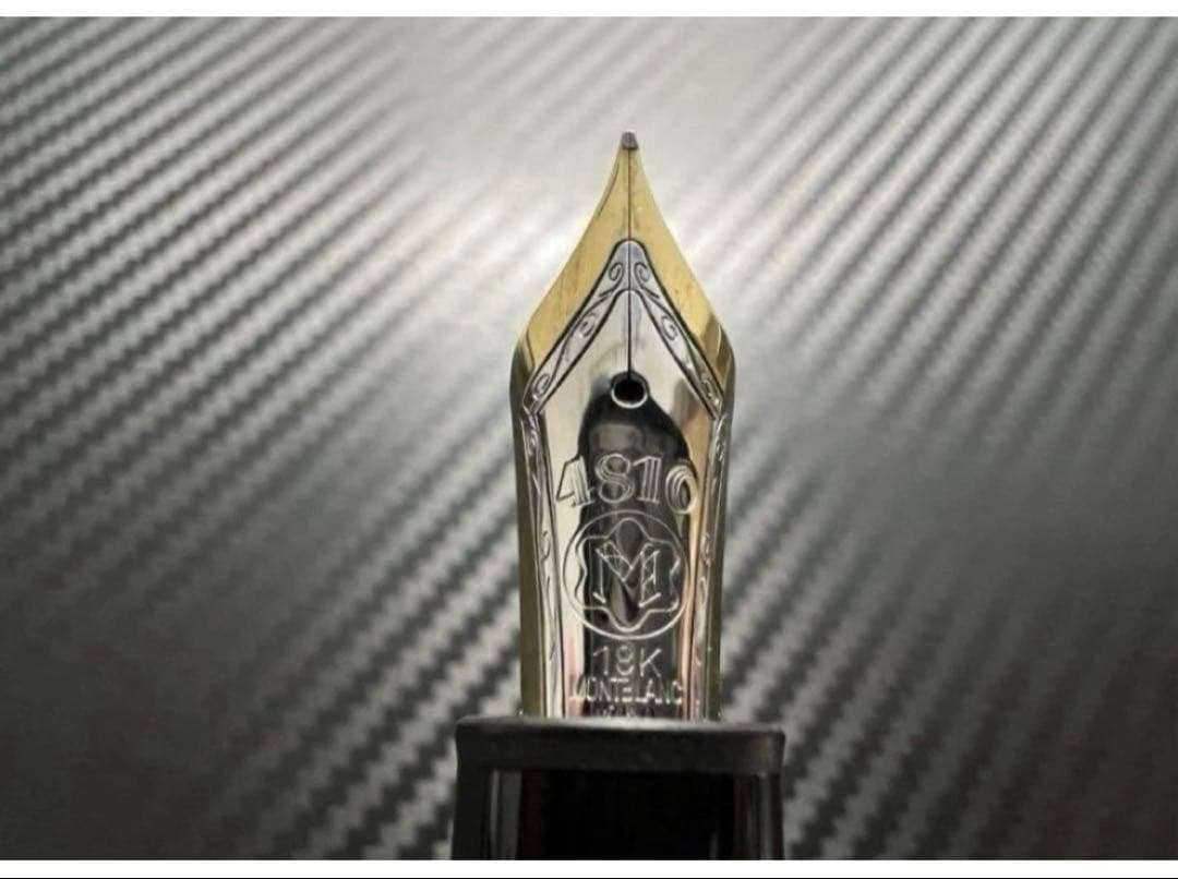 美品 モンブラン マイスターシュテュック 1468 ソリテール 万年筆 M 中字