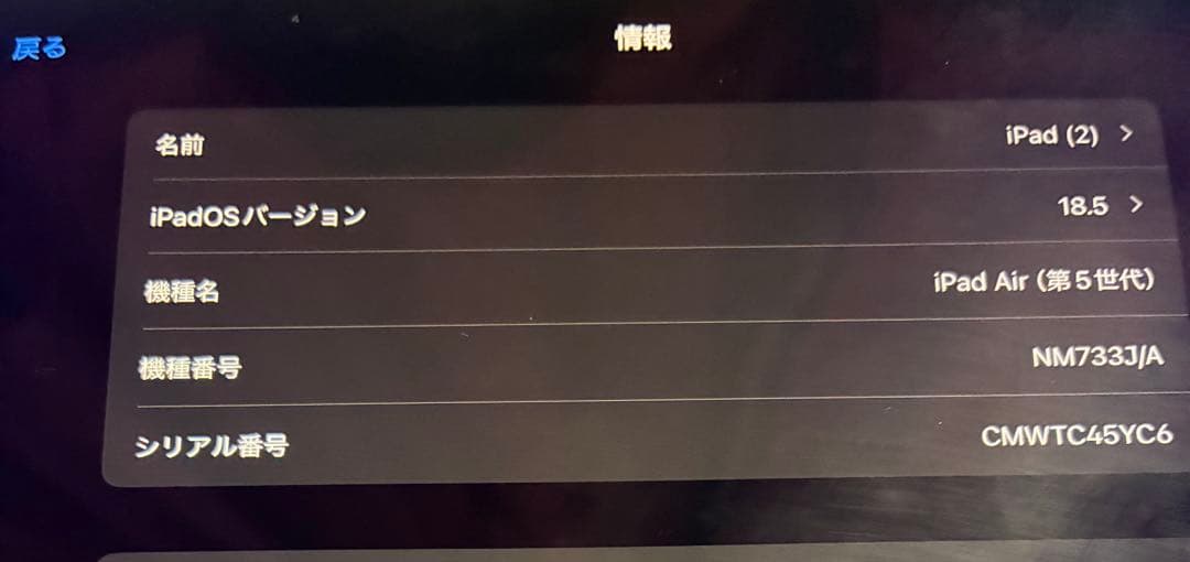 iPadAir5 WiFi＋cellular 256GB Blue 第5世代