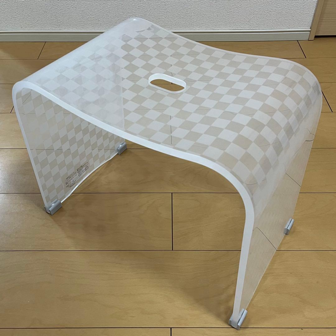 お得◎新品　アクリル　バスチェア　センコー　チェッカーL ウォッシュボール