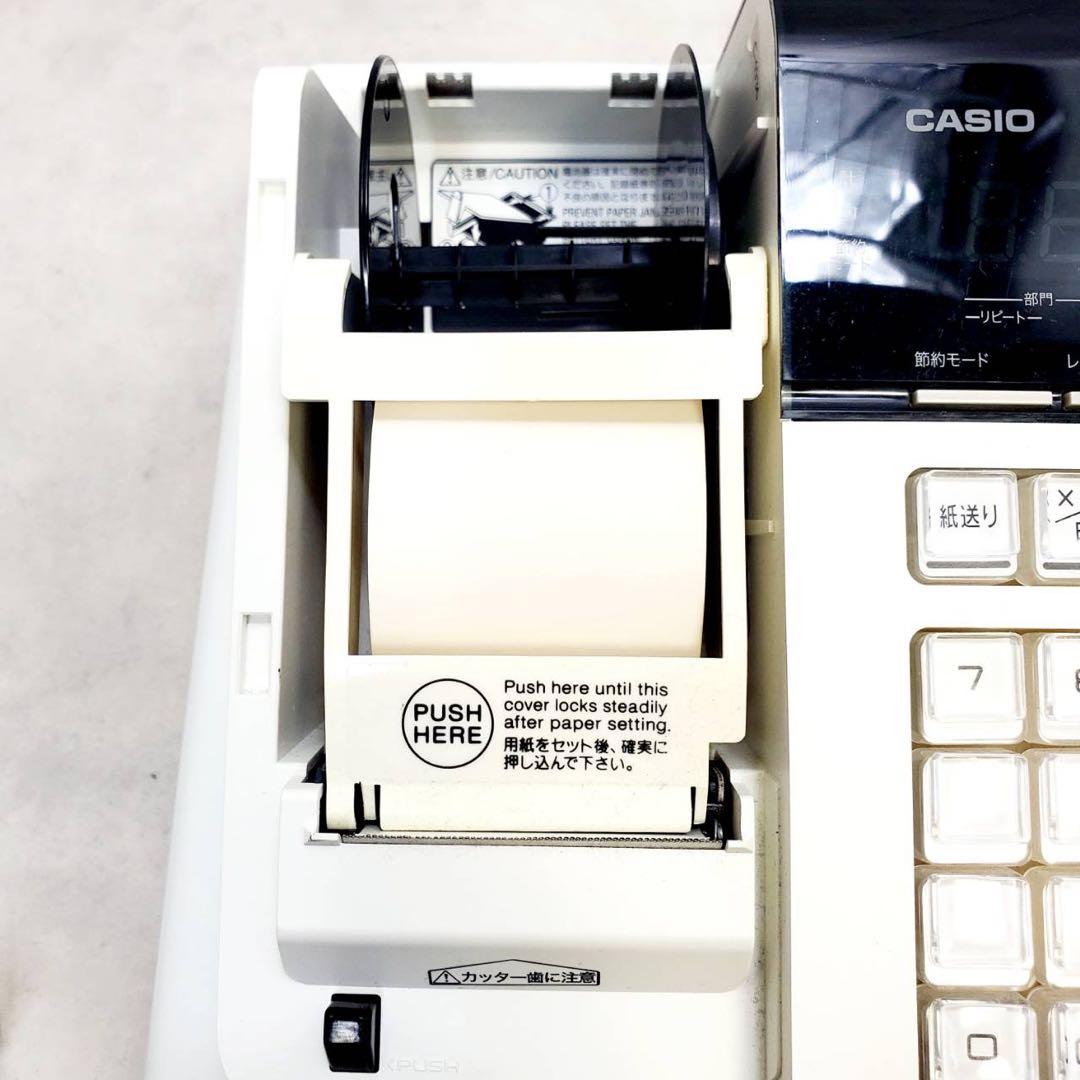 【動作良好】CASIO カシオ 電子レジスター SE-S20 ドロアー鍵なし
