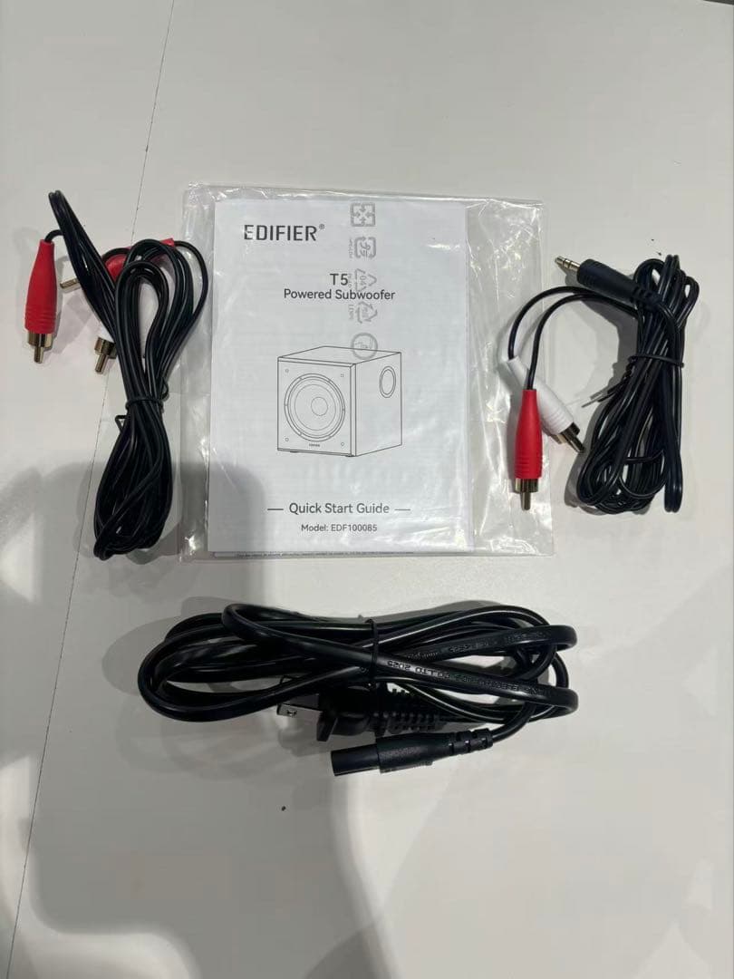 1097黒/Edifier T5 70W 8インチ サブウーファー、スピーカー用