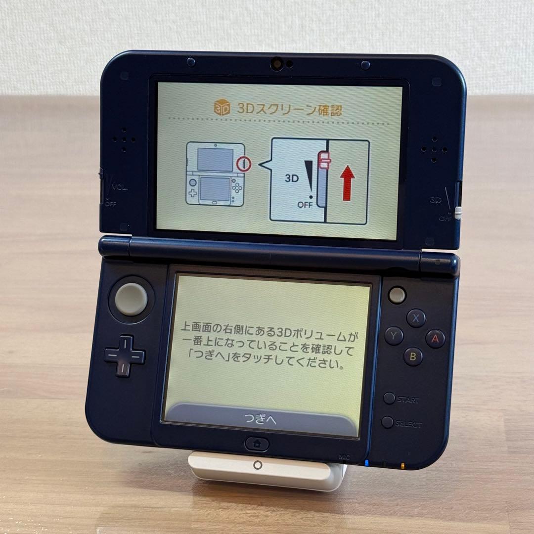 4-274【美品】Newニンテンドー3DS LL メタリックブルー