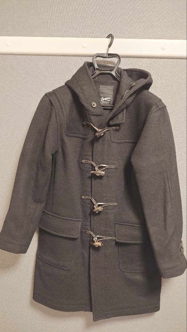 DENHAM ダッフルコート　黒　美品
