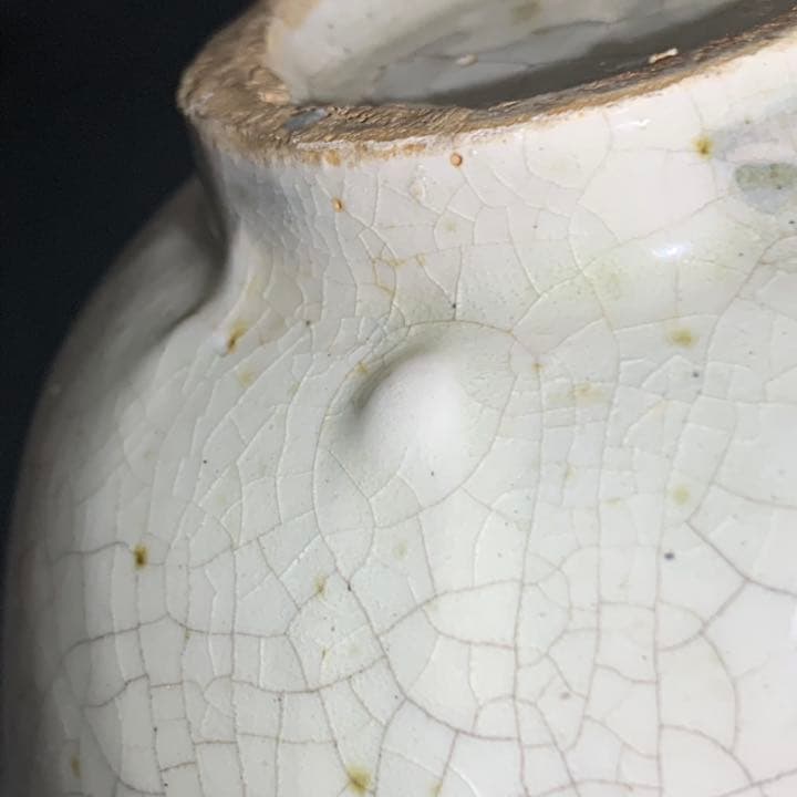 貫入の美しい 茶碗 李朝？ 茶道具