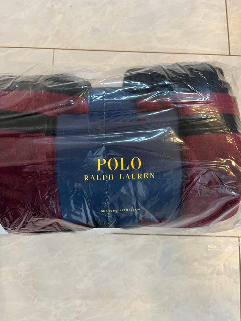 ラルフローレン　ホリデーポロベアスローブランケット新品未開封三越購入