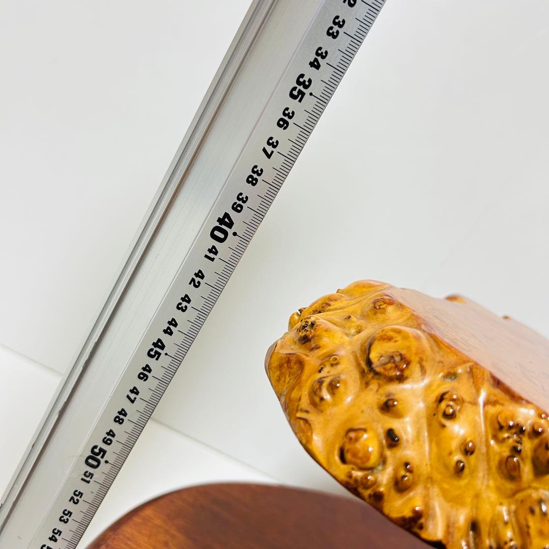 【超希少】本花梨瘤 玉杢 二段飾り台 花台 オブジェ 置物棚 飾棚 盆栽台