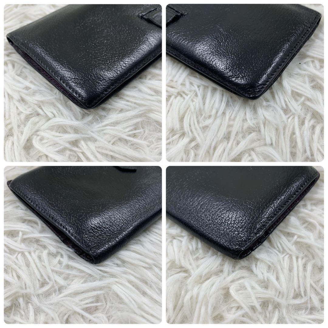 【✨希少✨】エルメス 長財布 べアン クラシック ヴォーエプソン ブラック