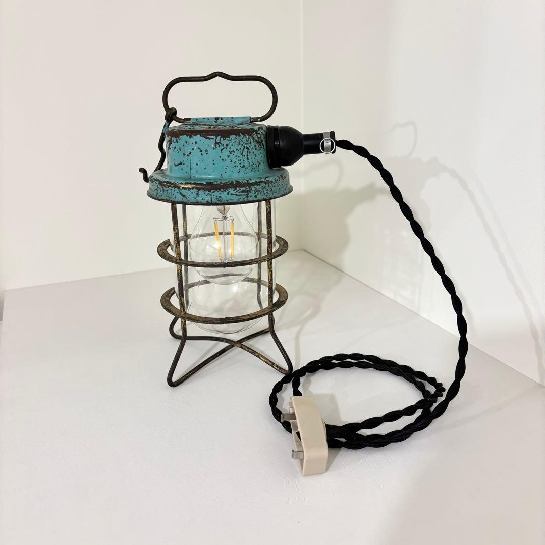 ランタン型 ランプ 吊照明 ペンダントライト インダストリアル シャビー