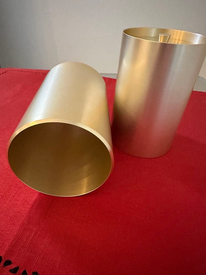 【しゃっちーさん予約済み】アルミニウム製　茶筒