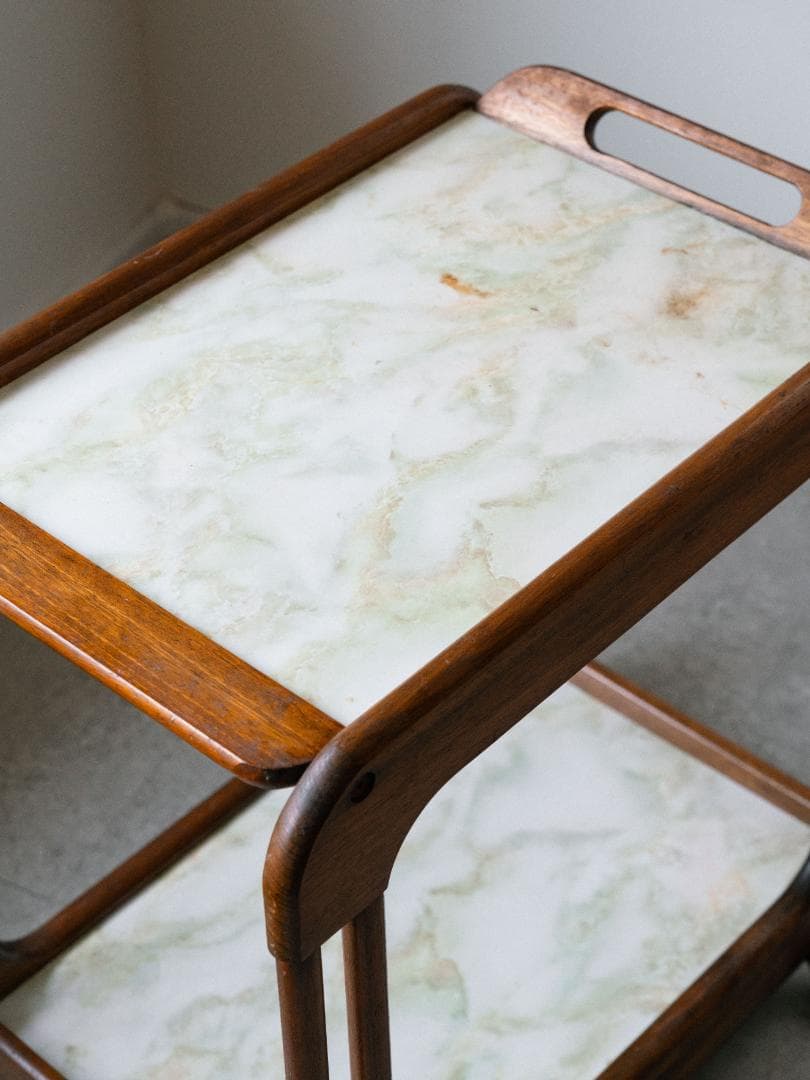 60-70's HAKUHO ヴィンテージ キャスター ワゴン テーブル モダン