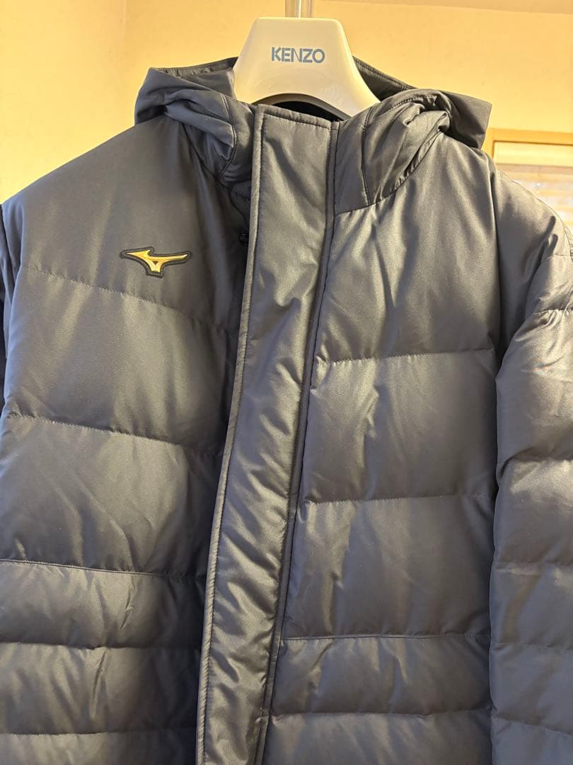 ★美品★ MIZUNO PRO メジャークオリティ　ダウンコート黒ベンチコートO