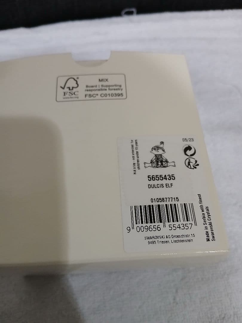 スワロフスキー Holiday Cheers Duleis サンタの妖精 置物