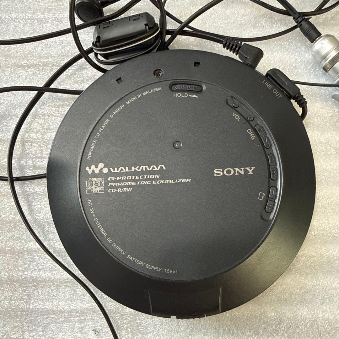 SONY MP3 ポータブルCDプレーヤー　D-NE830 ジャンク