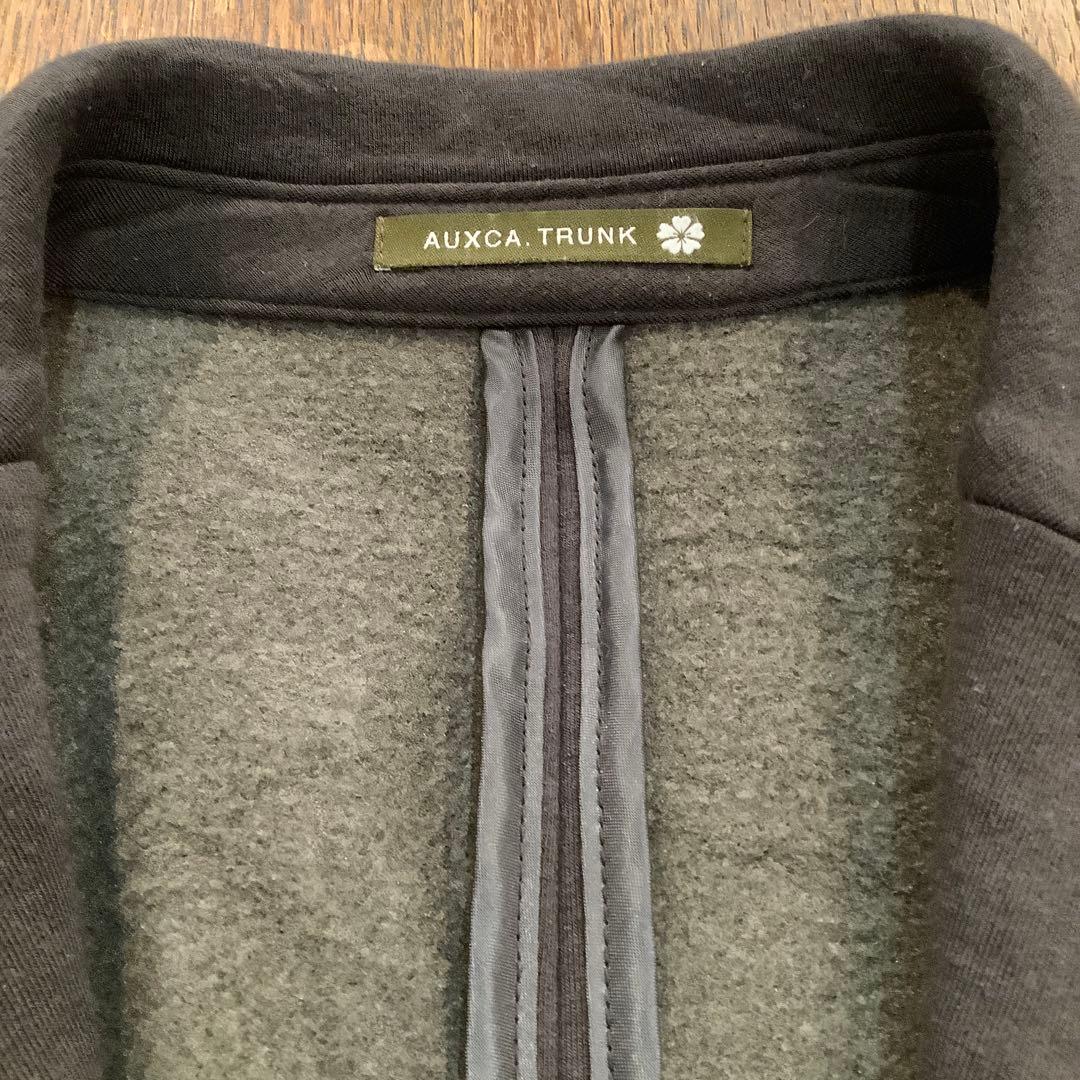 AUXCA.TRUNK ソフトリュクスカシミヤダブルジャケット　DGRAY