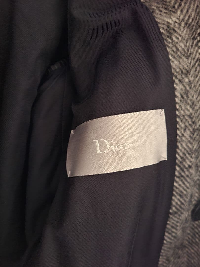 DIOR ディオール Pコート グレー size48