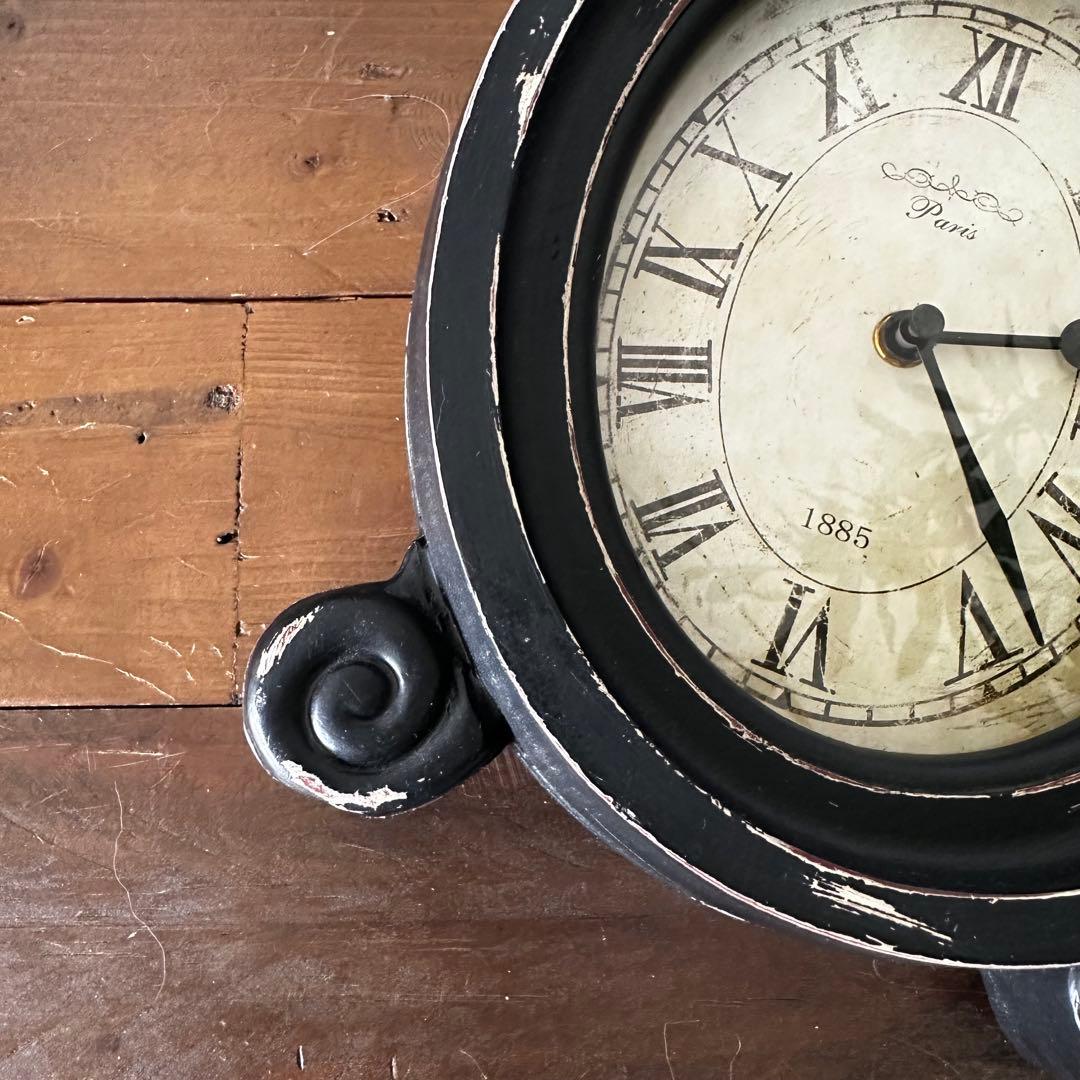 アンティーク風3点セット コンポート ケーキスタンド　置時計 キャンドルスタンド