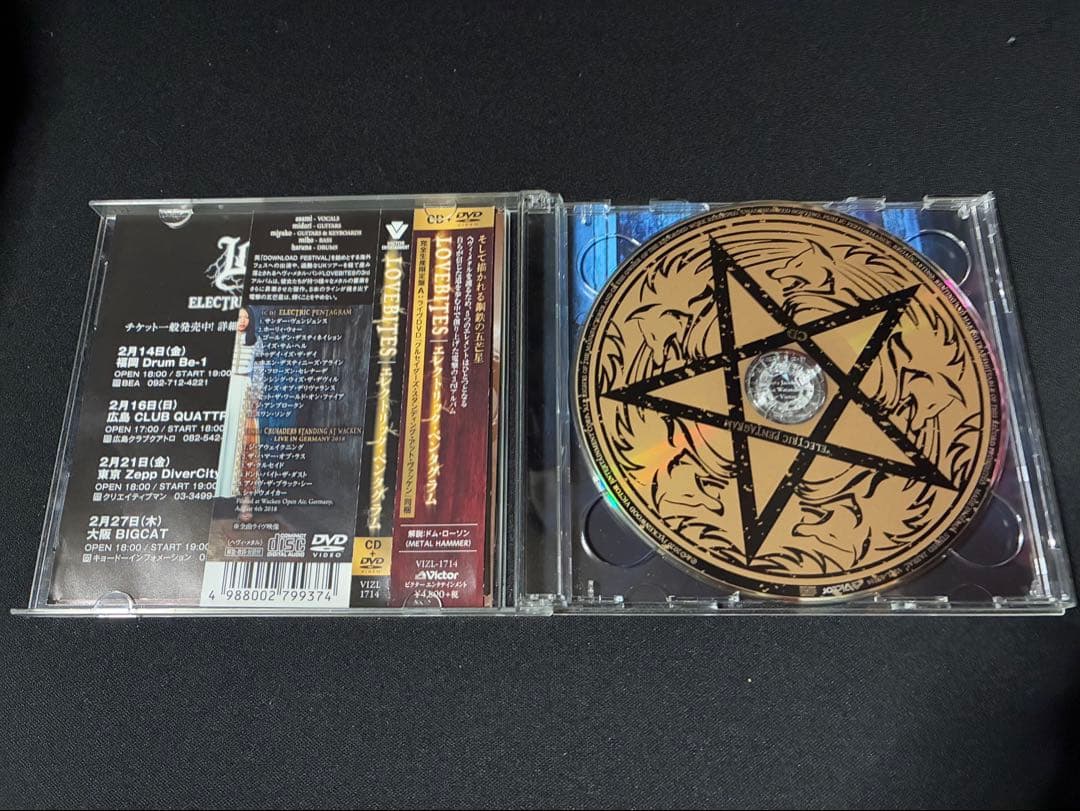 LOVEBITES CD DVD メンバー直筆サイン入