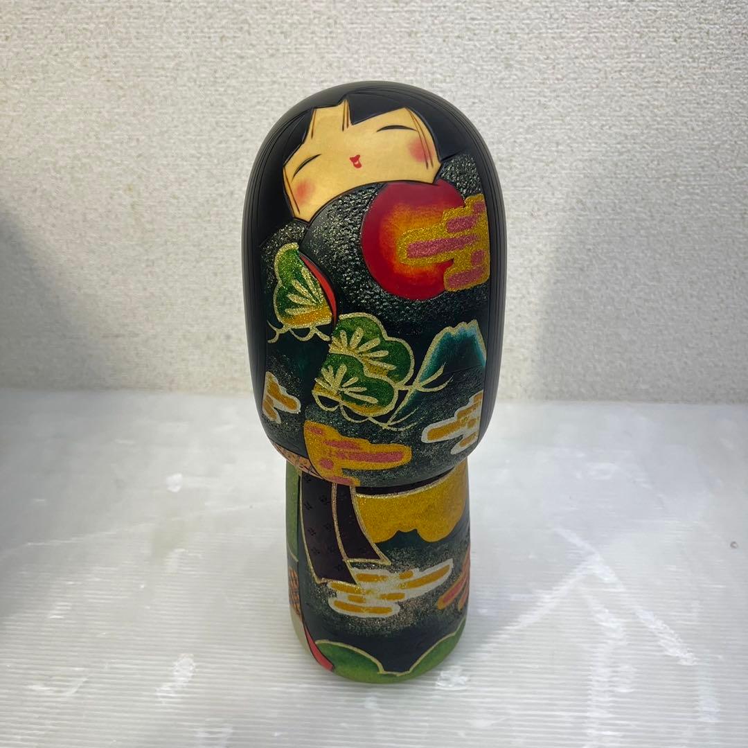 美品☆創作こけし☆伝統こけし 関口としお 春暁
