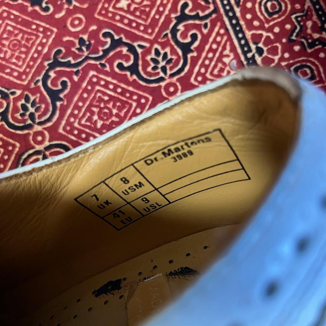 Dr.Martens 3989 ブローグシューズ ウイングチップ 英国製