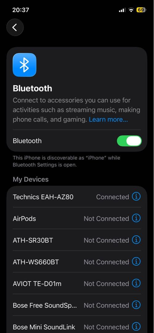 Technics AZ-80 ワイヤレスイヤホン