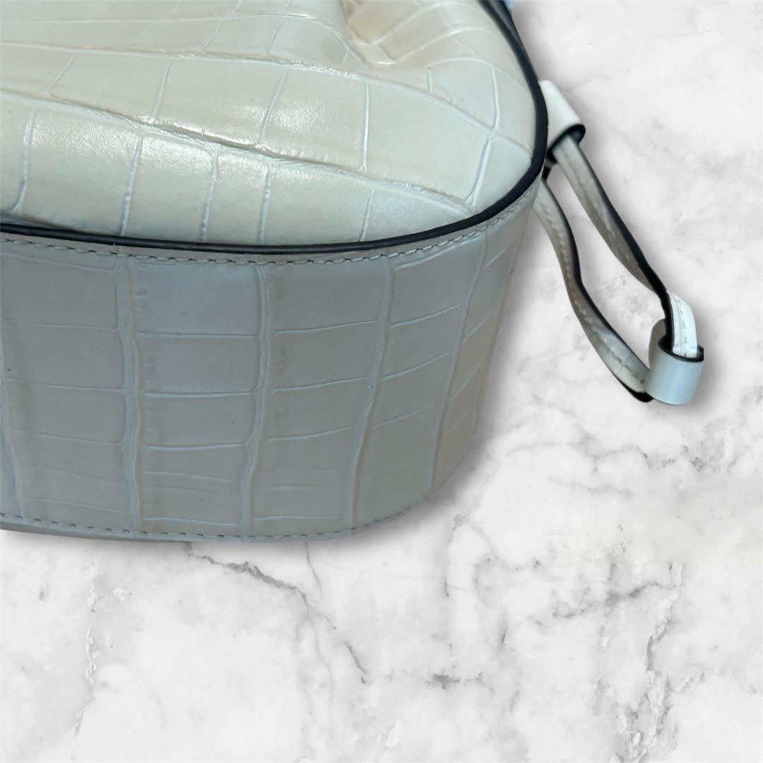 【美品】kate spade ダンプリング　ショルダーバッグ　2WAY　白