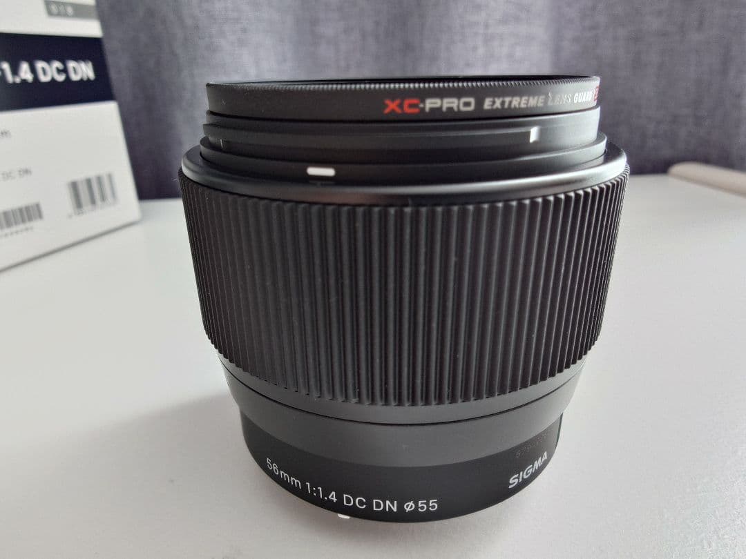 【新品同様】シグマ 56mm F1.4 DC DN [マイクロフォーサーズ用]