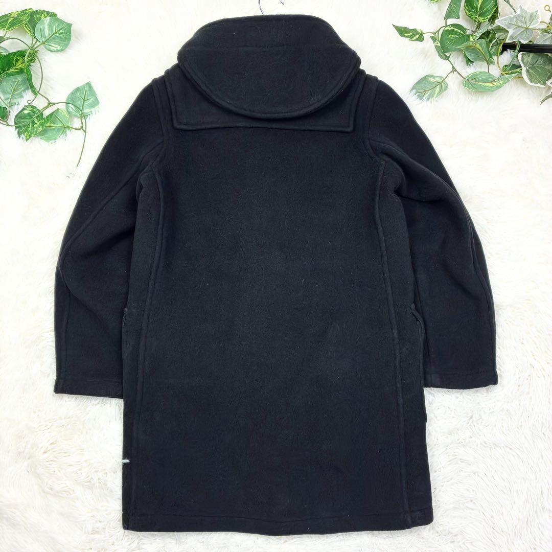 美品　ロンドントラディション　ビームス　ダッフルコート　グレンチェック　L　黒