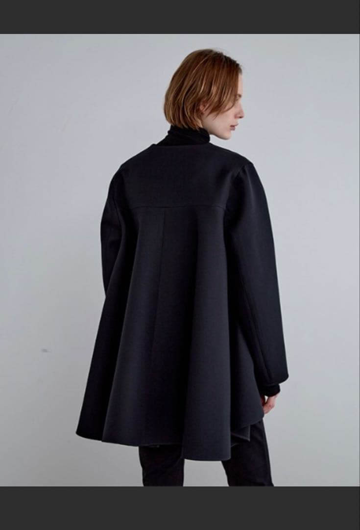 ノーカラージャケット ブラック サイズ:F ルフィル