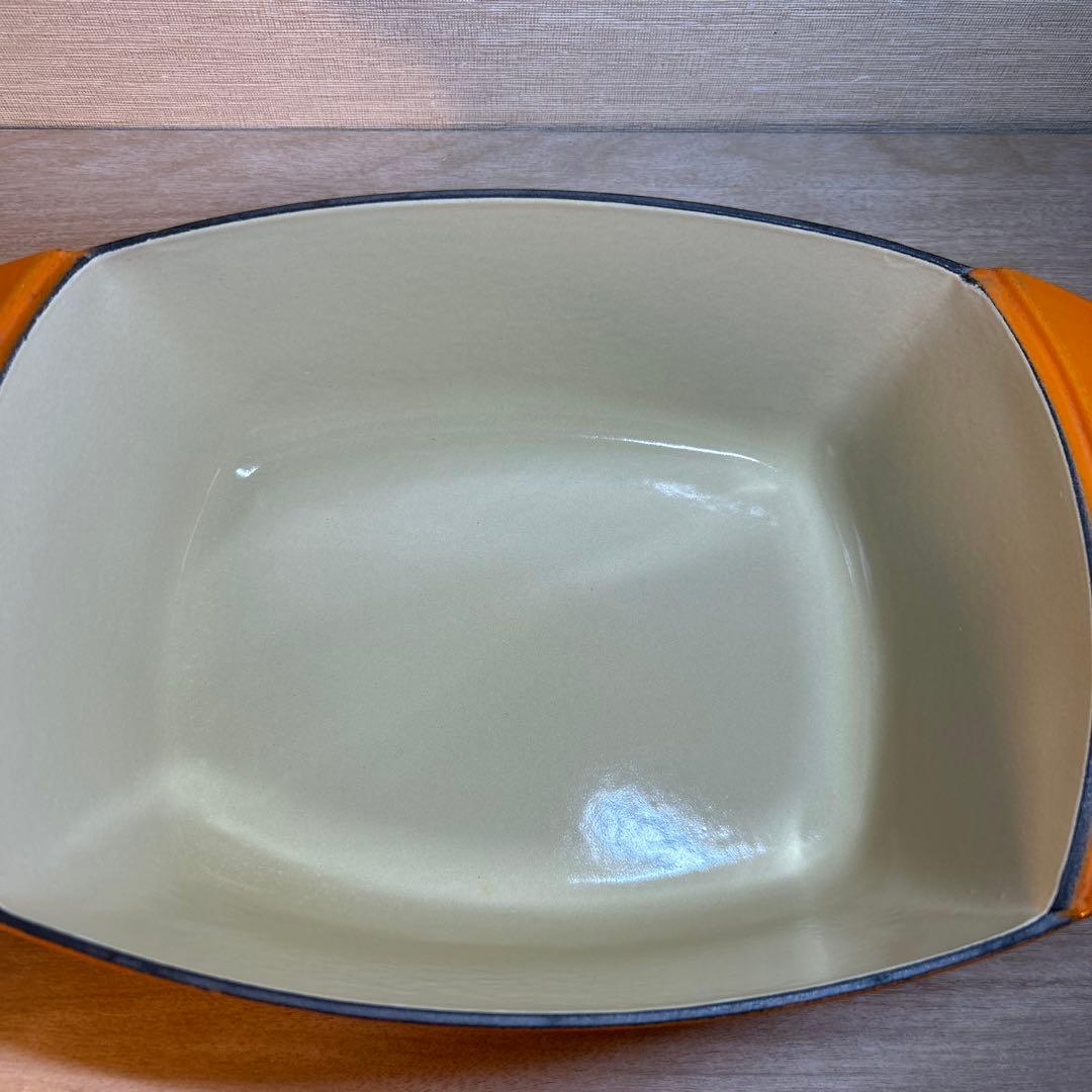 ルクルーゼ　コケル　復刻版　オレンジ　28cm 鍋　両手鍋