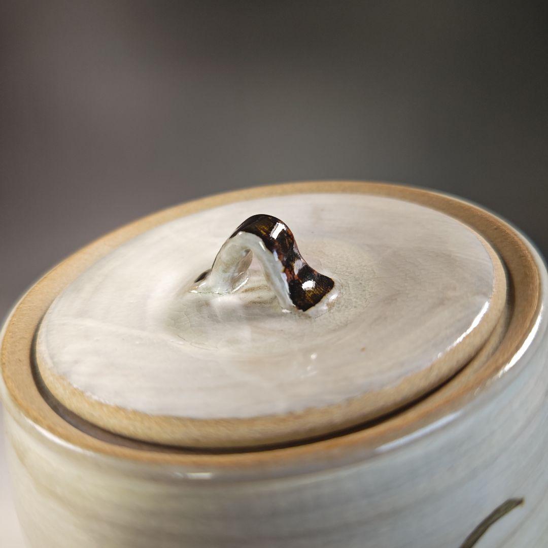 イ772 水指『唐津焼　水指　作家物　共箱』茶道具