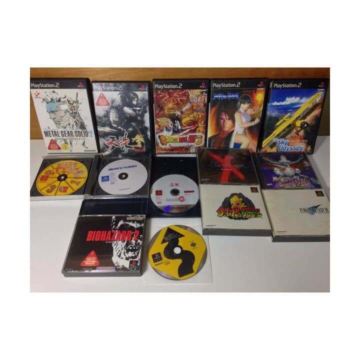 ☆PS2 本体＋人気ソフト★ 完動品 PS1,2ソフト ＊中古＊