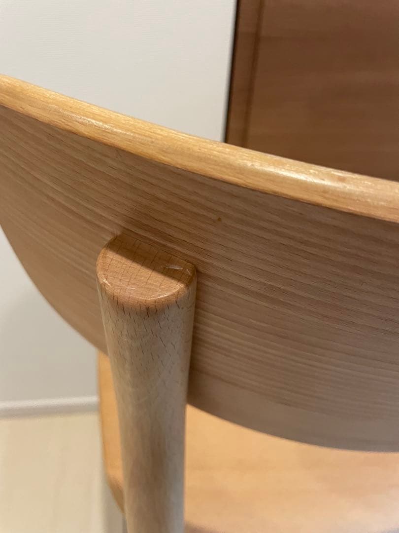 無印良品 ラウンドチェア・ブナ材