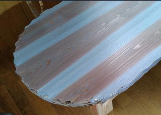 こだわり製作！テーブル・マリンブルー・ハワイアン・ロハス