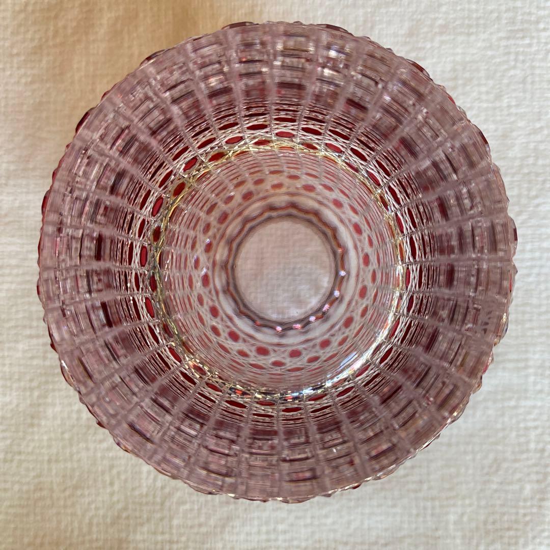 美品✨廃盤品✨WAKO 和光　カガミクリスタル　江戸切子　花生　花瓶