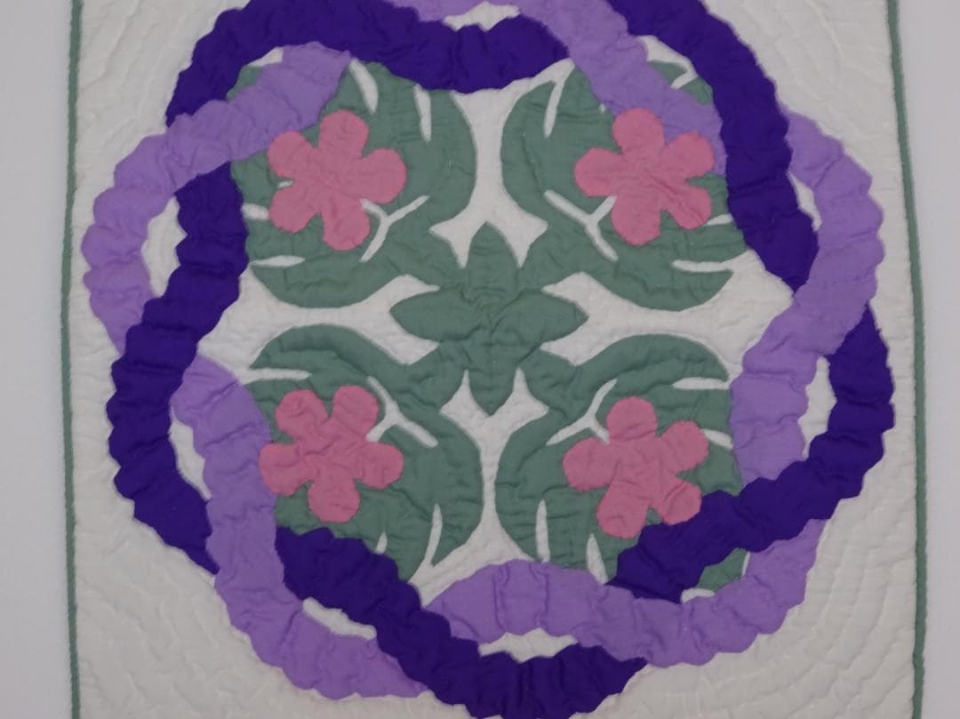 未使用　ハワイアンキルトクッションカバー