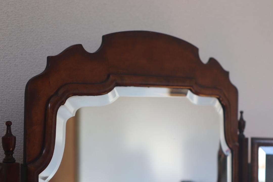 ヨーロピアンアンティーク　鏡台　三面鏡