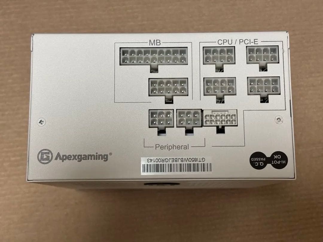 GTI850MW-III電源ユニット 850W 80PLUS GOLD ホワイト