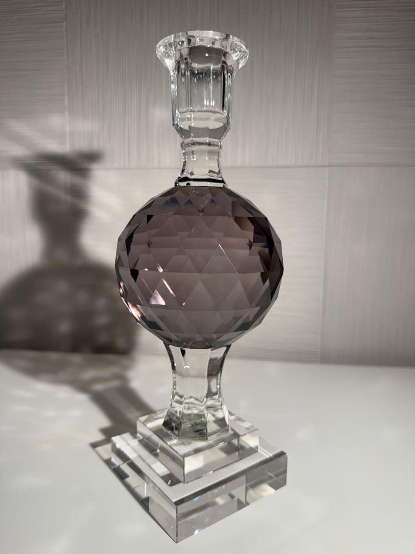 「未使用」ボーコンセプトBoconcept/ガラスキャンドルスタンド