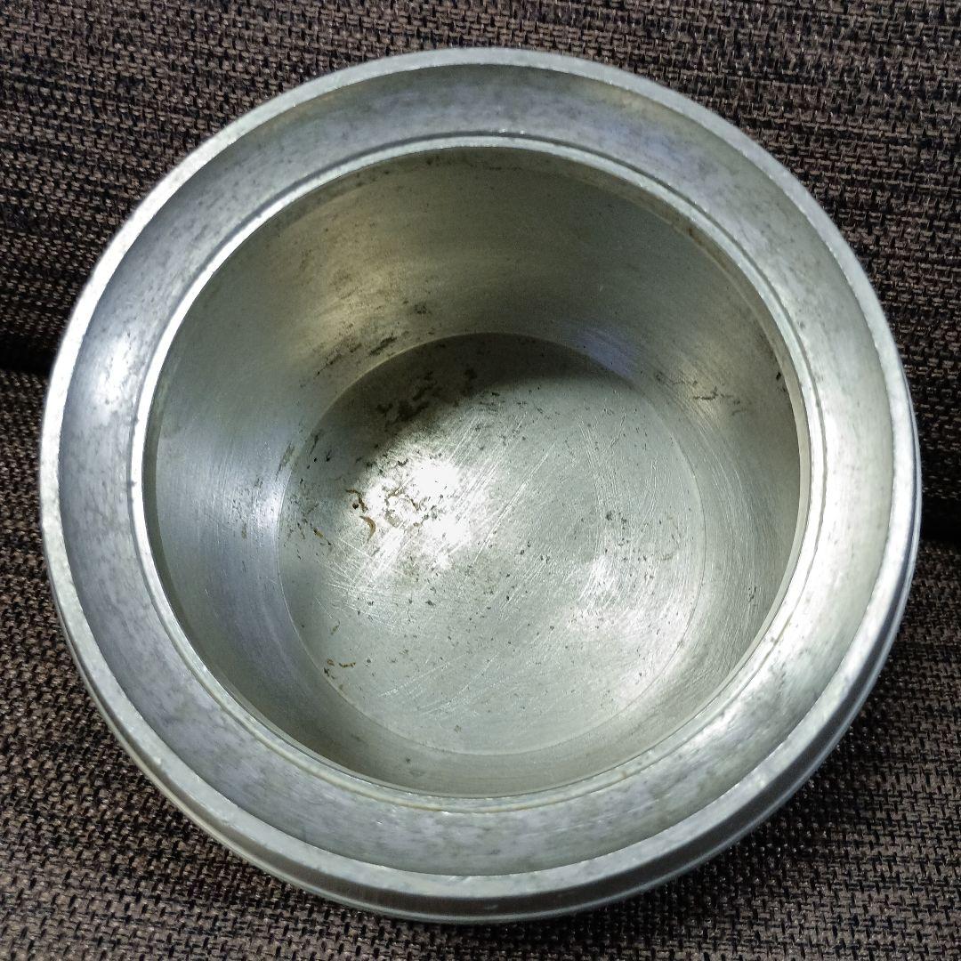 純錫製 1.3kg ティーキャディー 高級茶筒