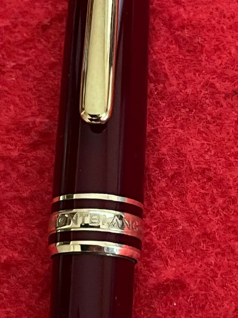 モンブランボールペン マイスターシュテュック ボルドー❗️未使用リフィル付‼️