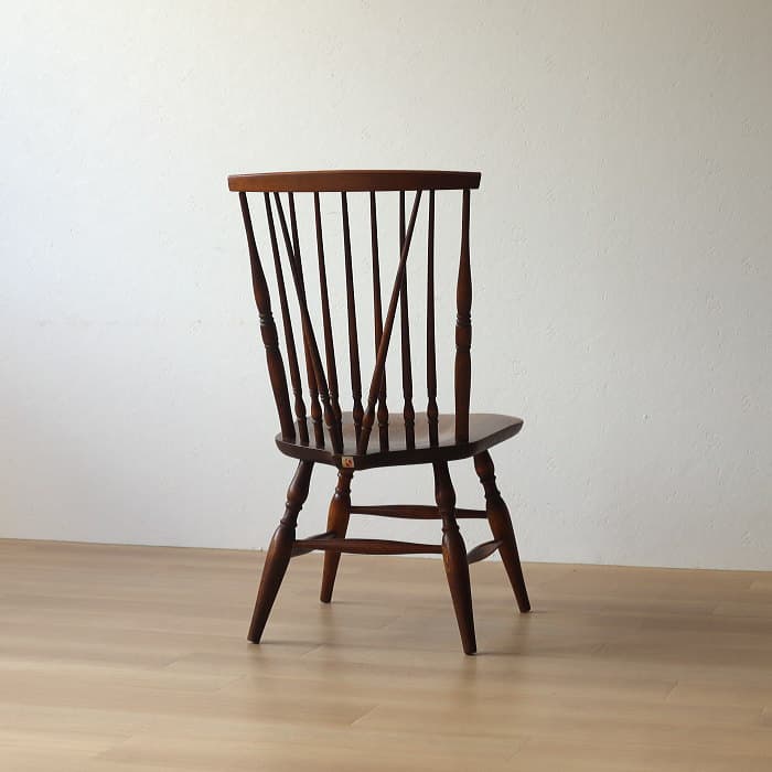 アンティーク 北海道民芸 チェア 小イス カバサクラ材 古家具 無垢材