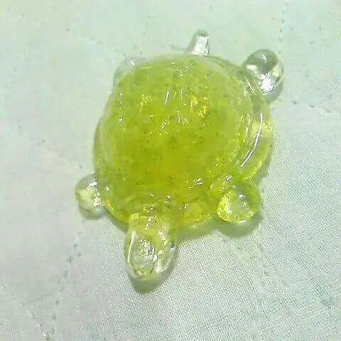 ボヘミアンガラストータス カメさん　かわいい亀 チェコ製品