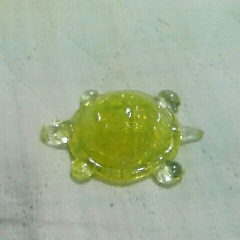 ボヘミアンガラストータス カメさん　かわいい亀 チェコ製品