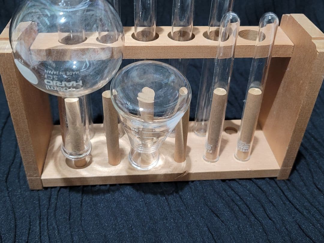 ヴィンテージ 薬瓶と試験管とタツノオトシゴ標本のセット レア