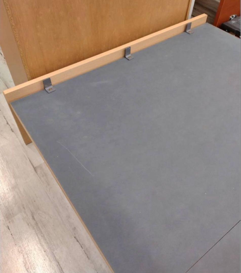 ニトリ　ダブルベッドフレーム　縦開き収納付き　北九州市福岡市限定