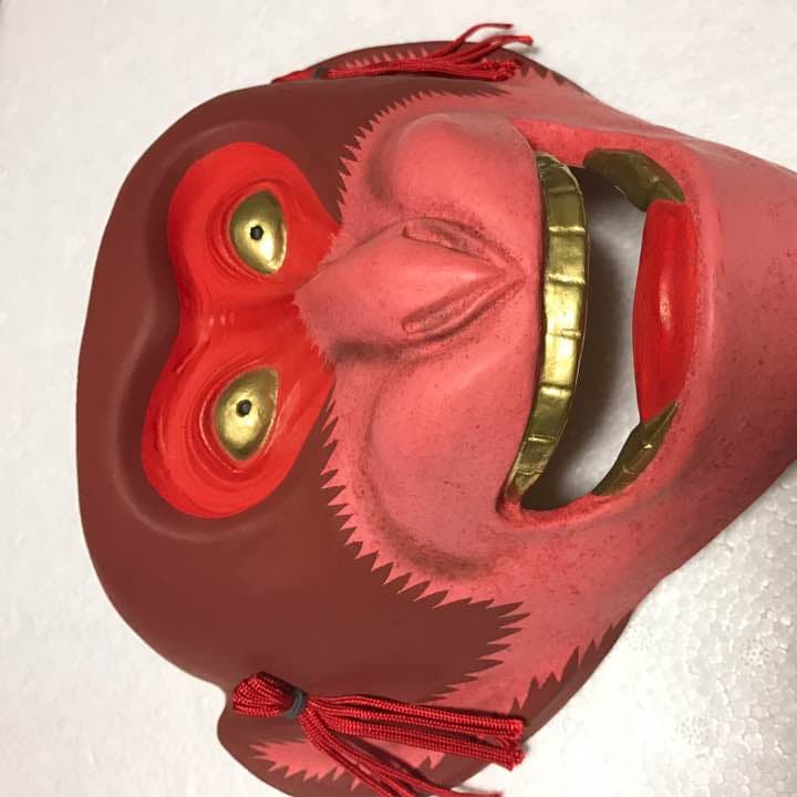 津屋崎土人形/魔除け猿面