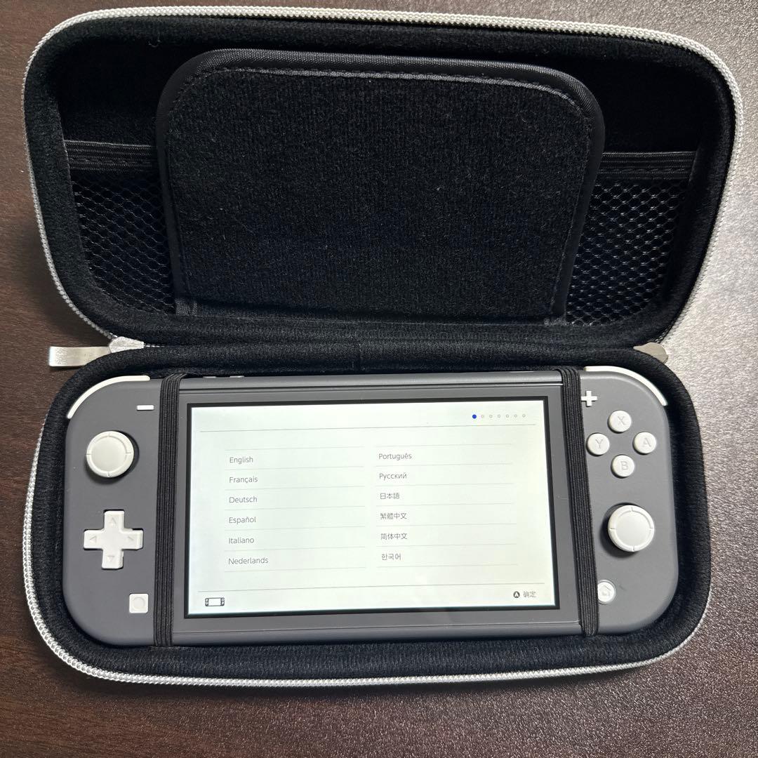 Nintendo Switch Lite グレー 本体のみ、おまけ付き