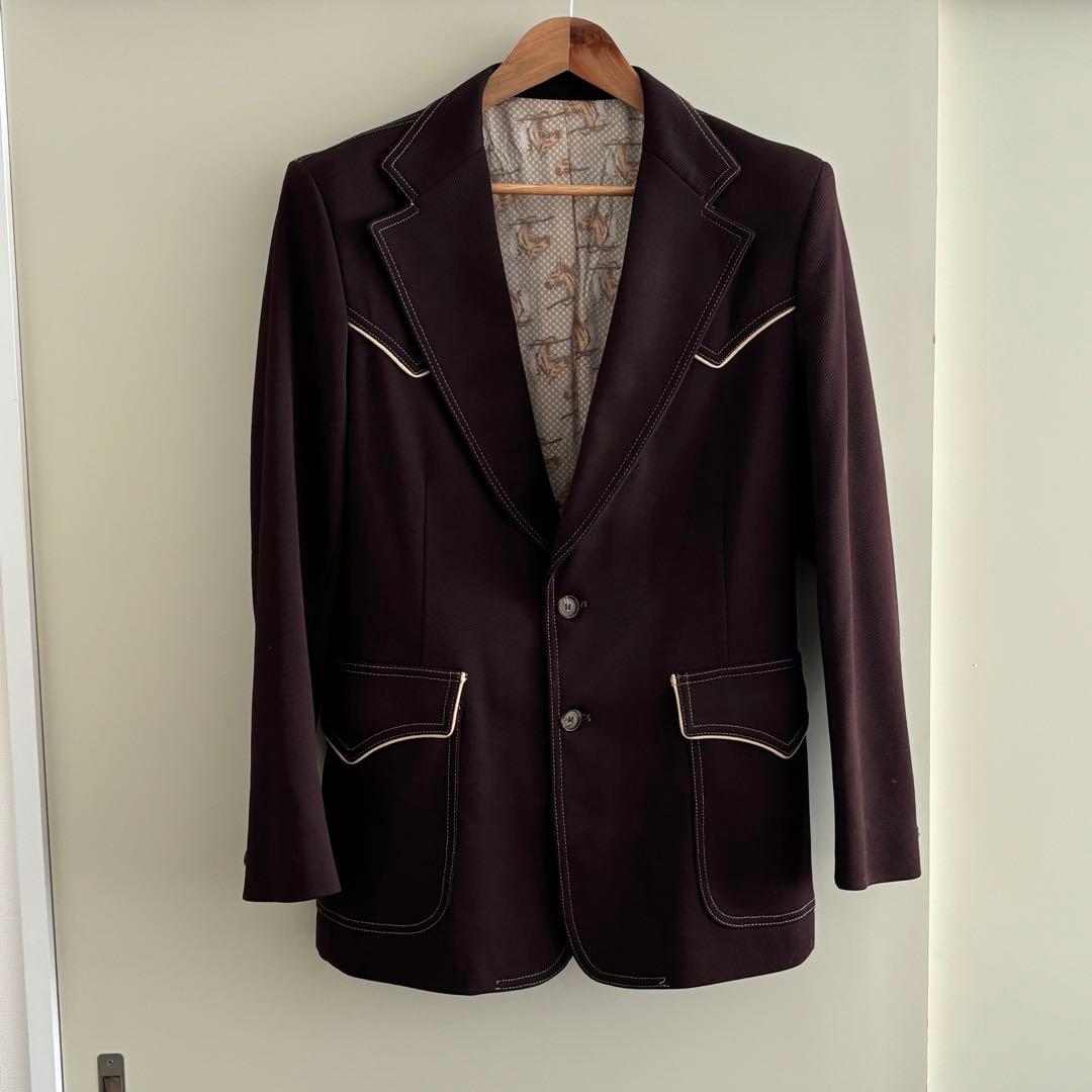 超希少 アメリカ製 70s Lee 3ピースセットアップ ウエスタン